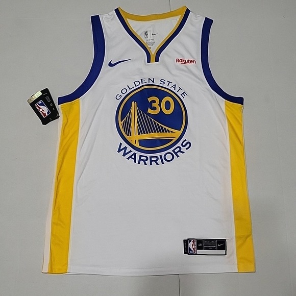 Nike Engineered Swingman Golden State Warrior Steph Curry Jersey SZ 48 Large